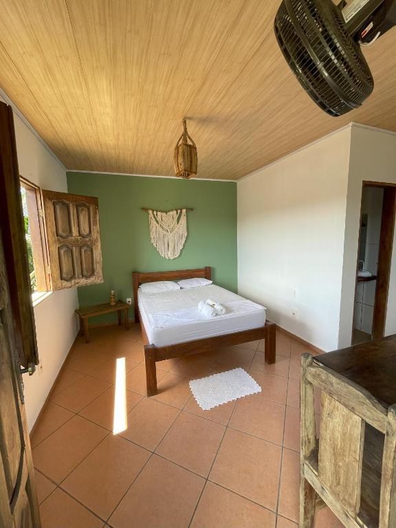 Postel nebo postele na pokoji v ubytování Guava Hostel Serra Grande