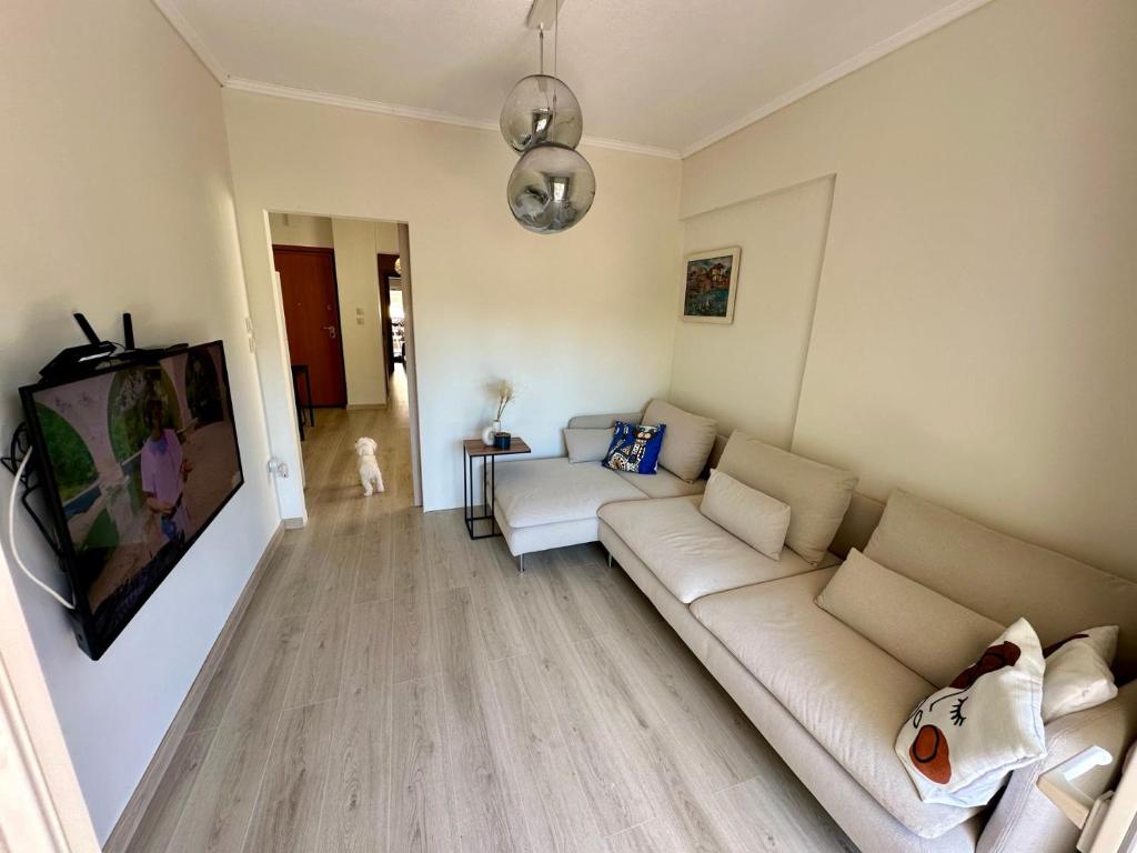 Posezení v ubytování Sirmar Seaview Apartment