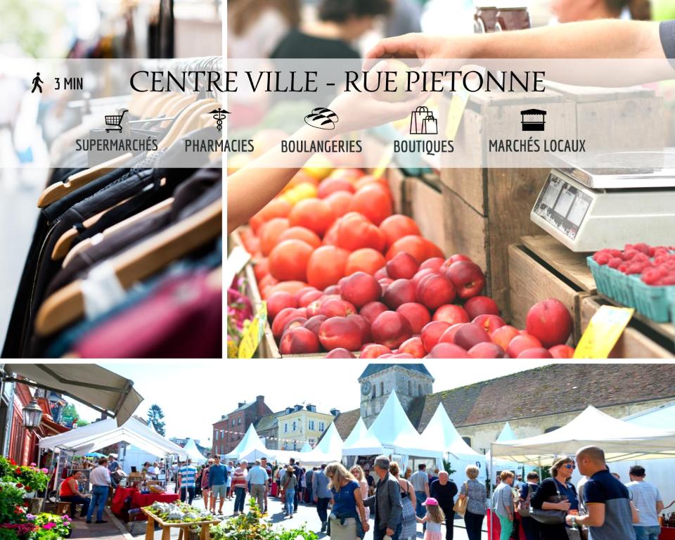 Fotografie z fotogalerie ubytování CHARME & VUE IMPRENABLE - Face au Jardin de L'Évêché v destinaci Lisieux