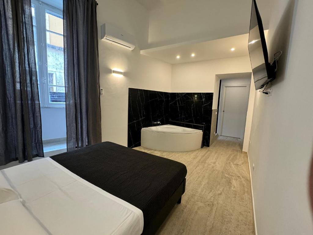 Posteľ alebo postele v izbe v ubytovaní Art Atelier Risorgimento Guest House