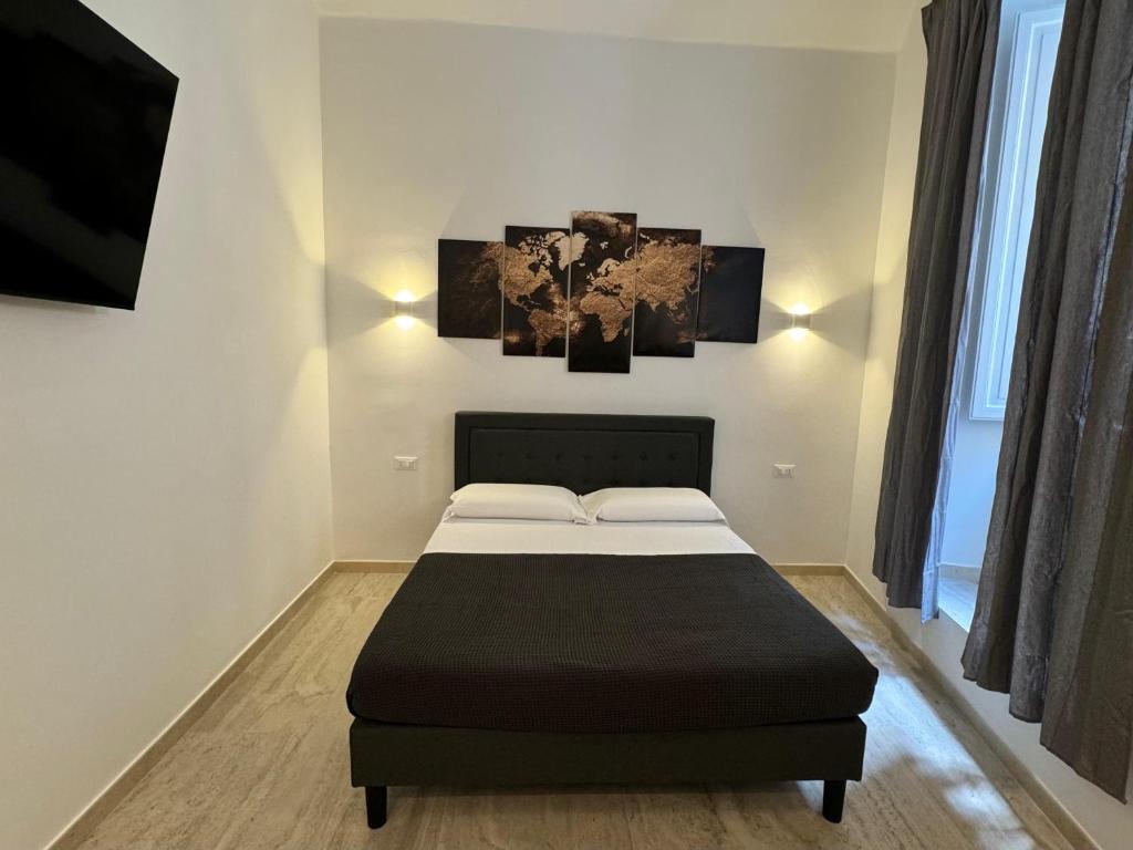 Posteľ alebo postele v izbe v ubytovaní Art Atelier Risorgimento Guest House