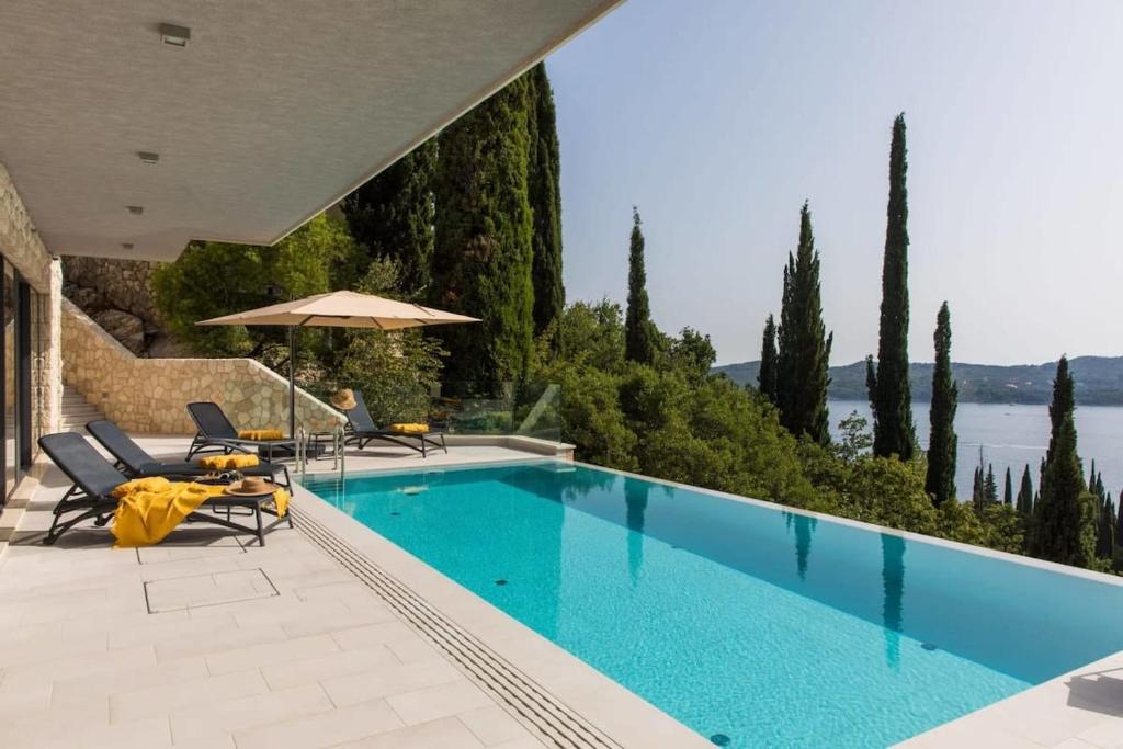 Brand New Contemporary Villa With Infinity Pool, Zaton Mali ...