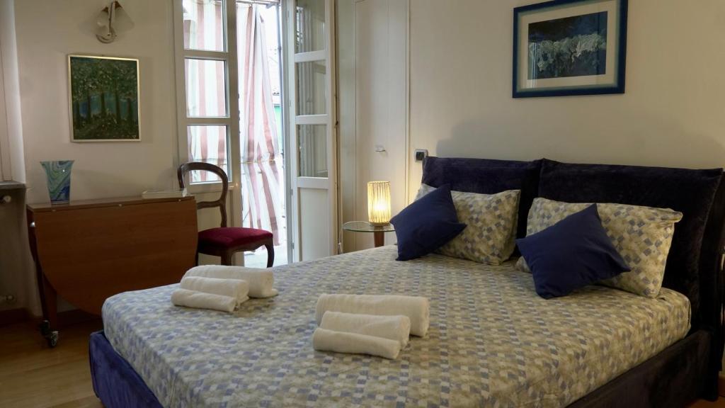 Postel nebo postele na pokoji v ubytování La Casa di Anita