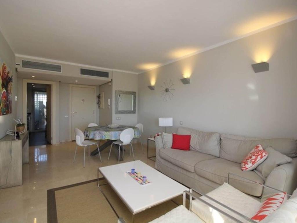 Posezení v ubytování Apartment with pool in Orihuela
