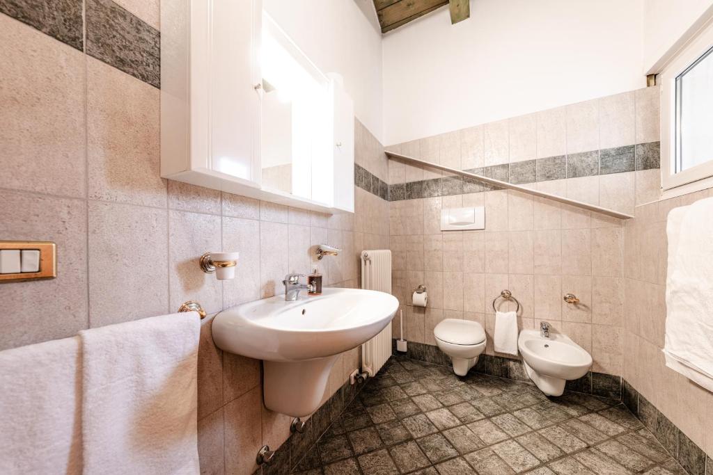 Koupelna v ubytování Hotel La Noria