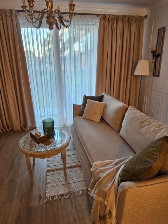 Posedenie v ubytovaní Wyjatkowy apartament w sercu Gdańska