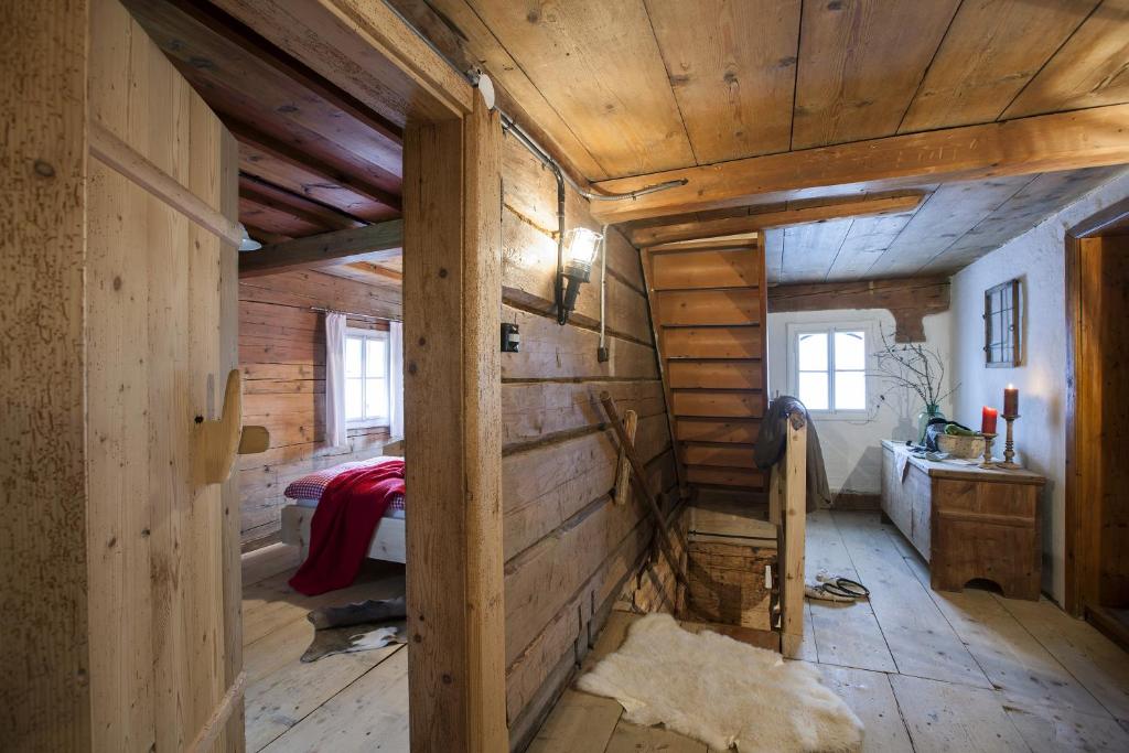 Postel nebo postele na pokoji v ubytování Schwadenguetl