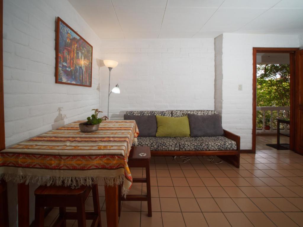 Posezení v ubytování Apartamentos Otorongo Cuenca Ecuador