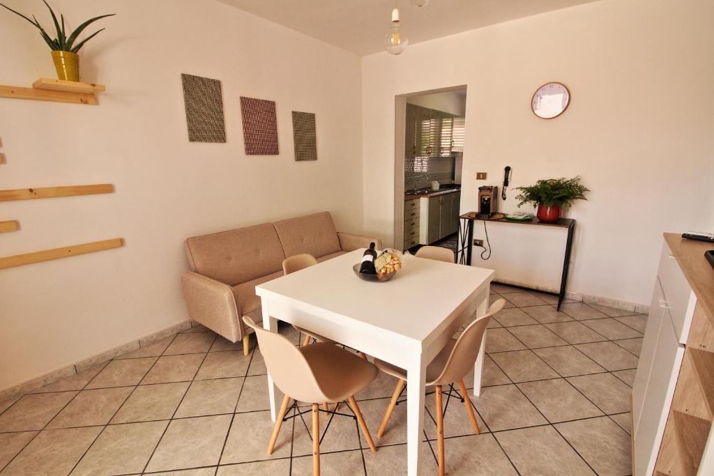 Kuchyň nebo kuchyňský kout v ubytování Residence Mare Azzurro