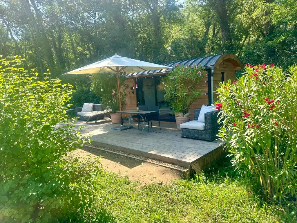 Zahrada ubytování La Source
