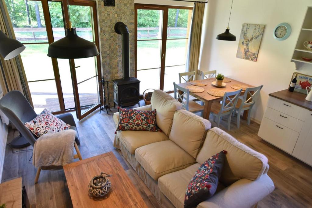 Χώρος καθιστικού στο Domek na Kaszubach 13-1 - Ostoja Bukowo