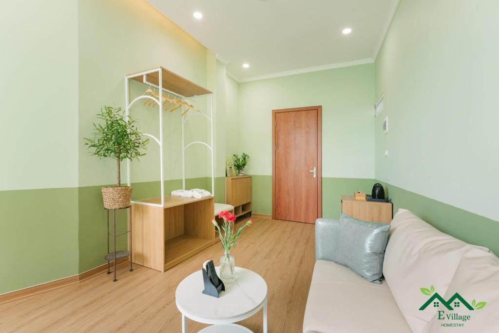 Posezení v ubytování E Village Hotel Hanoi