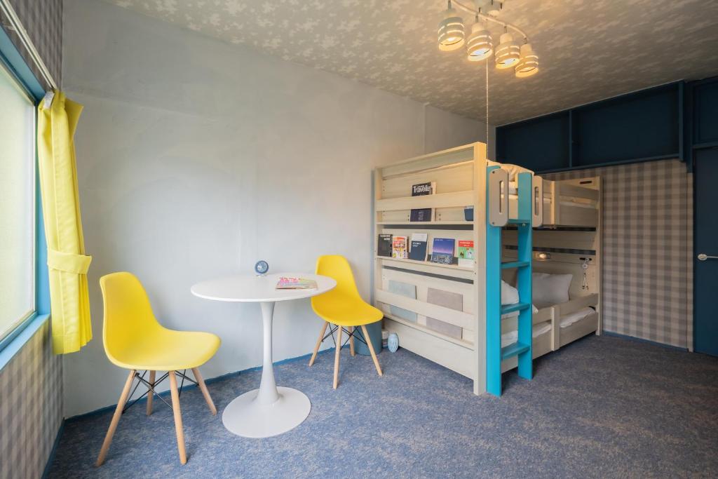 Kuchyň nebo kuchyňský kout v ubytování nest Olive Atami
