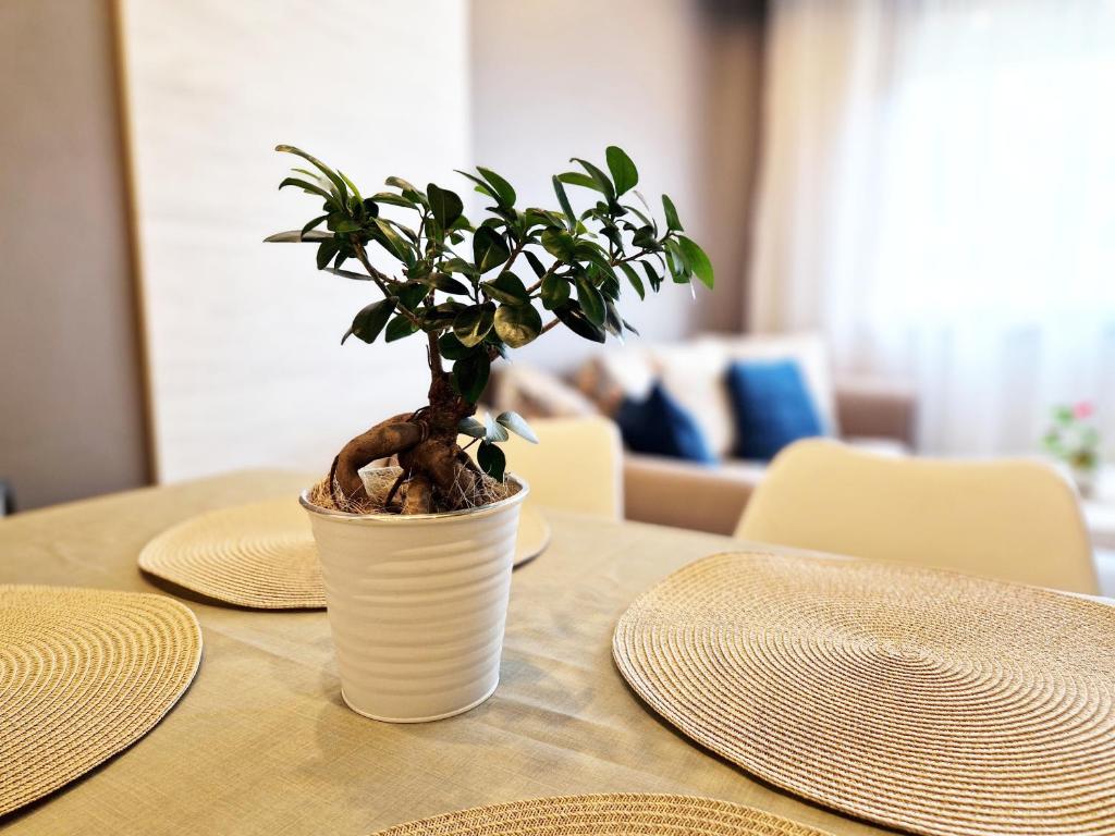 Posezení v ubytování Central Apartment - Spacious designer property in Stara Zagora