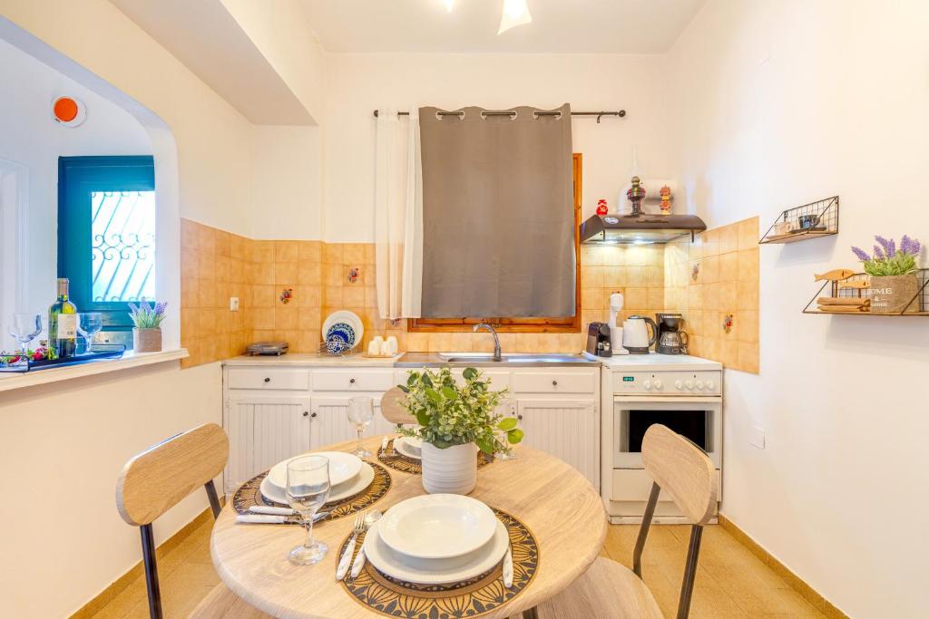 Kuchyň nebo kuchyňský kout v ubytování Maestro Apartment