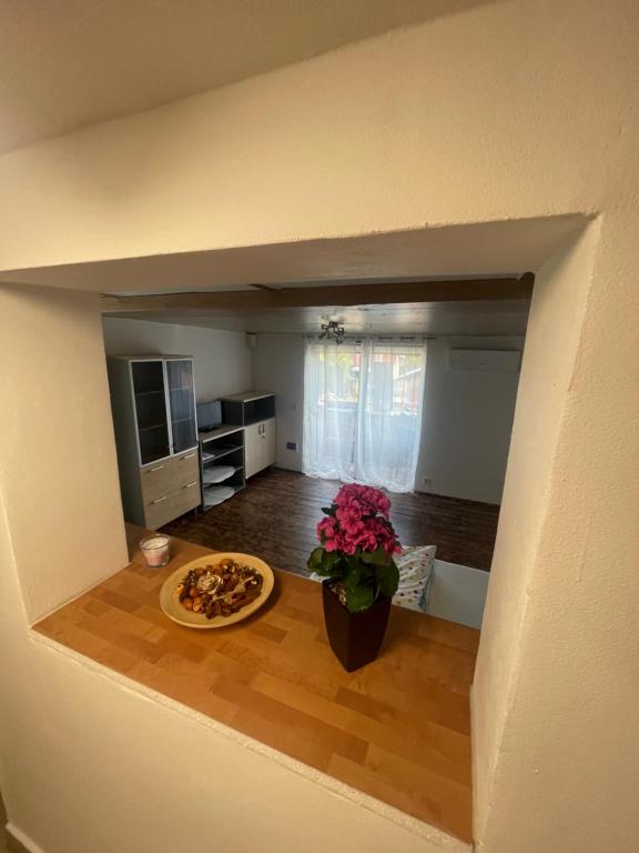 A kitchen or kitchenette at Mini domek
