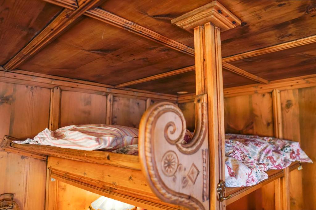 Postel nebo postele na pokoji v ubytování Elventhal - Private Chalet in alpine valley