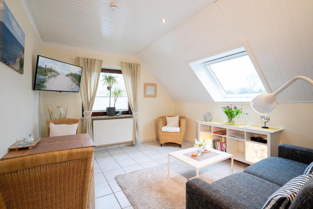 Khu vực ghế ngồi tại HER16d Ankes Gästehaus F