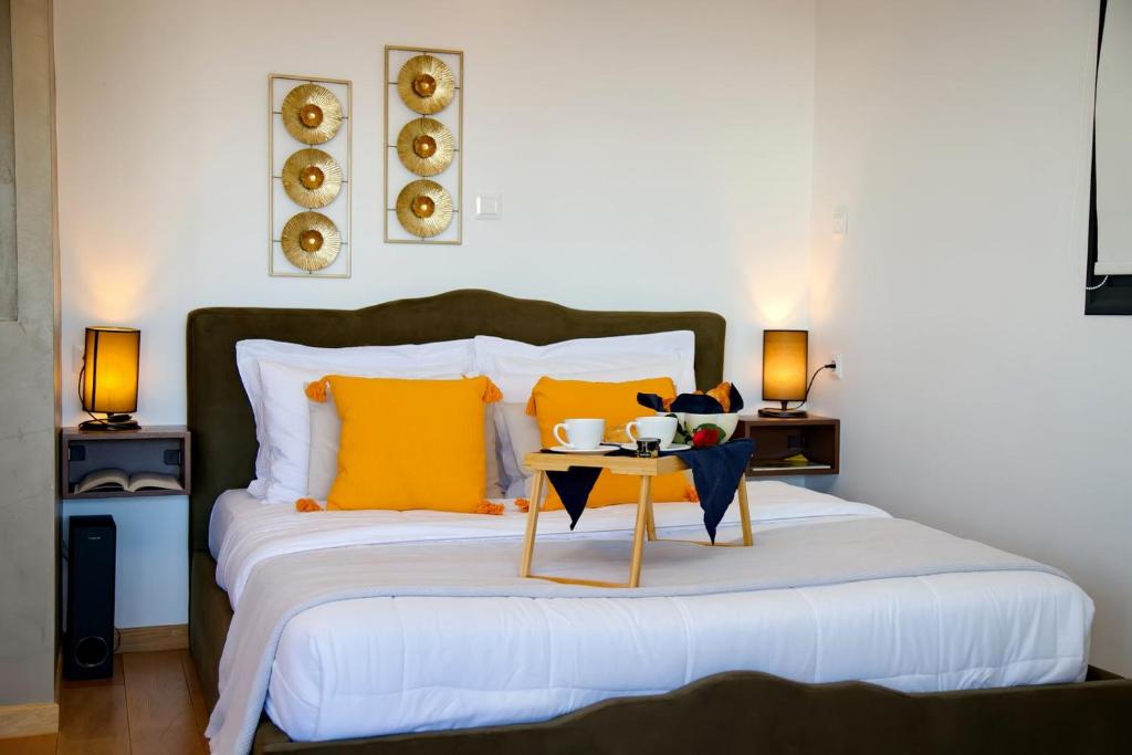 Ένα ή περισσότερα κρεβάτια σε δωμάτιο στο Alex Suite with private jacuzzi