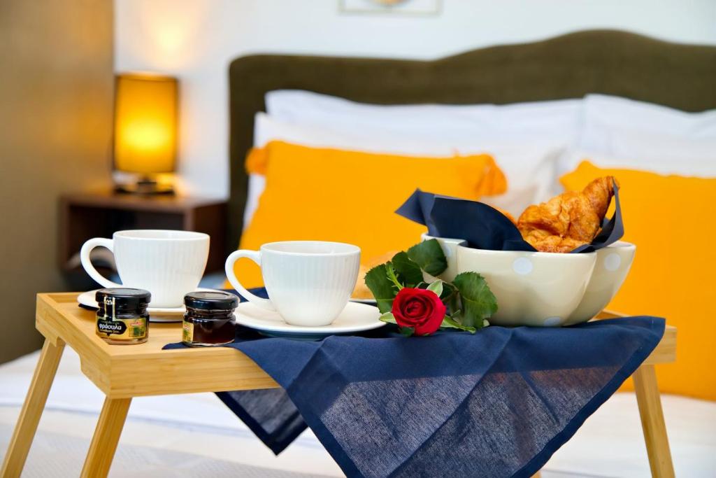 Ένα ή περισσότερα κρεβάτια σε δωμάτιο στο Alex Suite with private jacuzzi