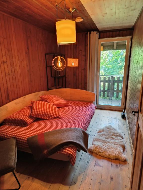 Postel nebo postele na pokoji v ubytování Ô Bercail