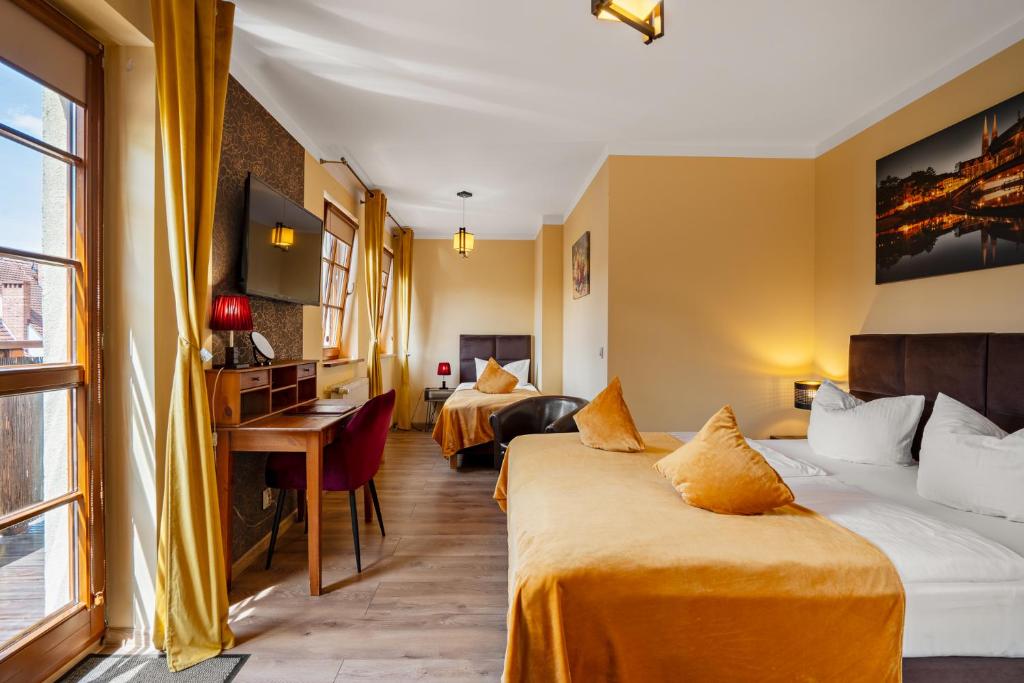 Pensjonat Miejski - Apartamento Con Balcón (3 Adultos)