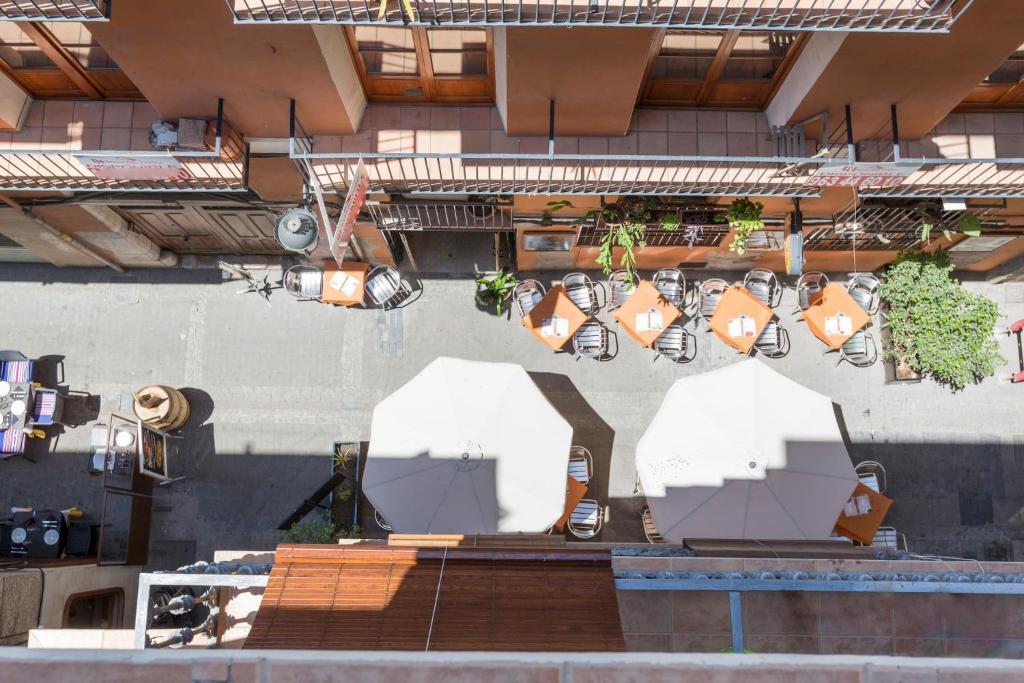Balkón alebo terasa v ubytovaní Cerrajeros Central Market