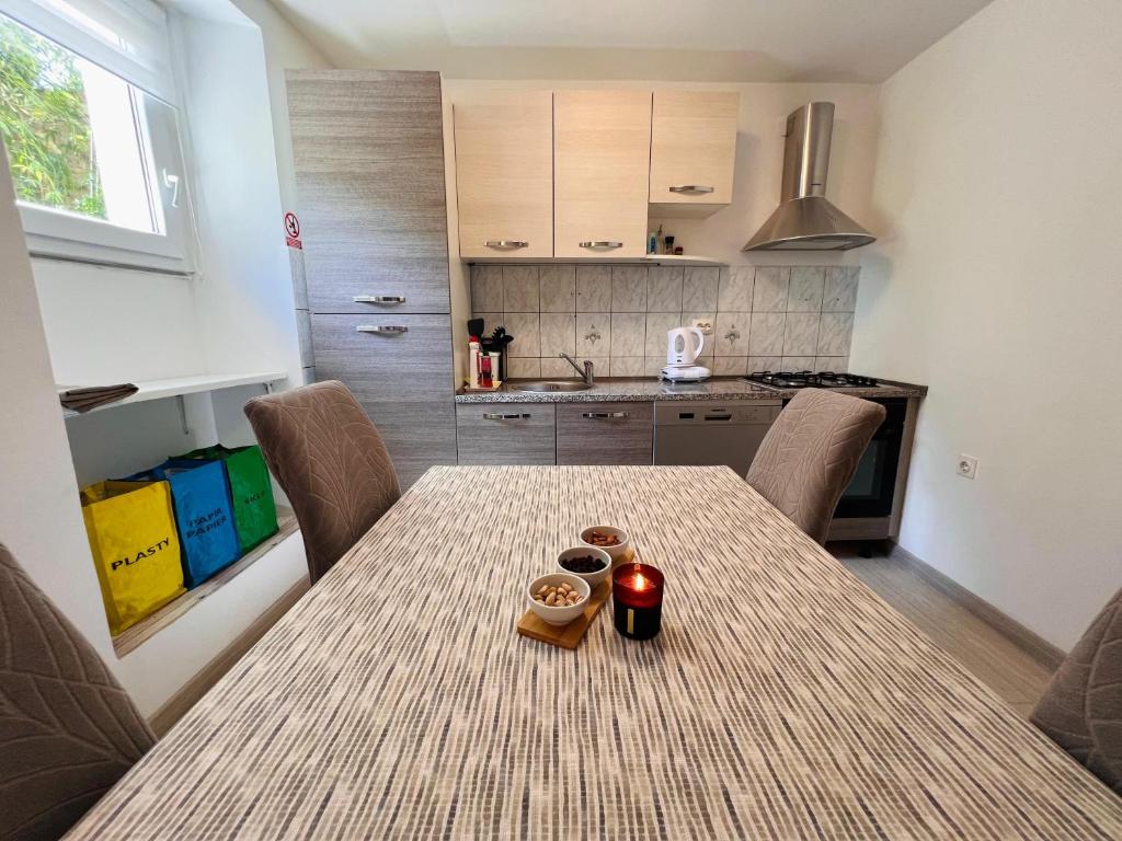 Kuchyňa alebo kuchynka v ubytovaní Apartman Gabriela Mali Lošinj