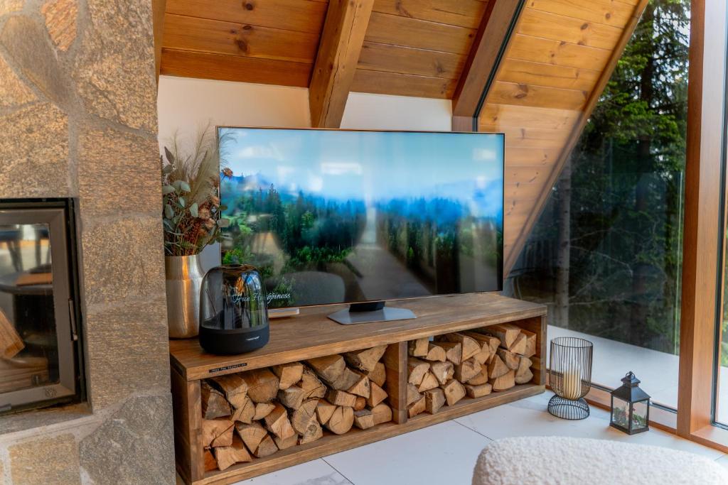TV i/ili multimedijalni sistem u objektu Sofia - Mountain Home