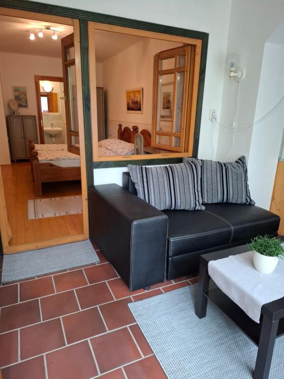 Postel nebo postele na pokoji v ubytování Agyagos Vendégház