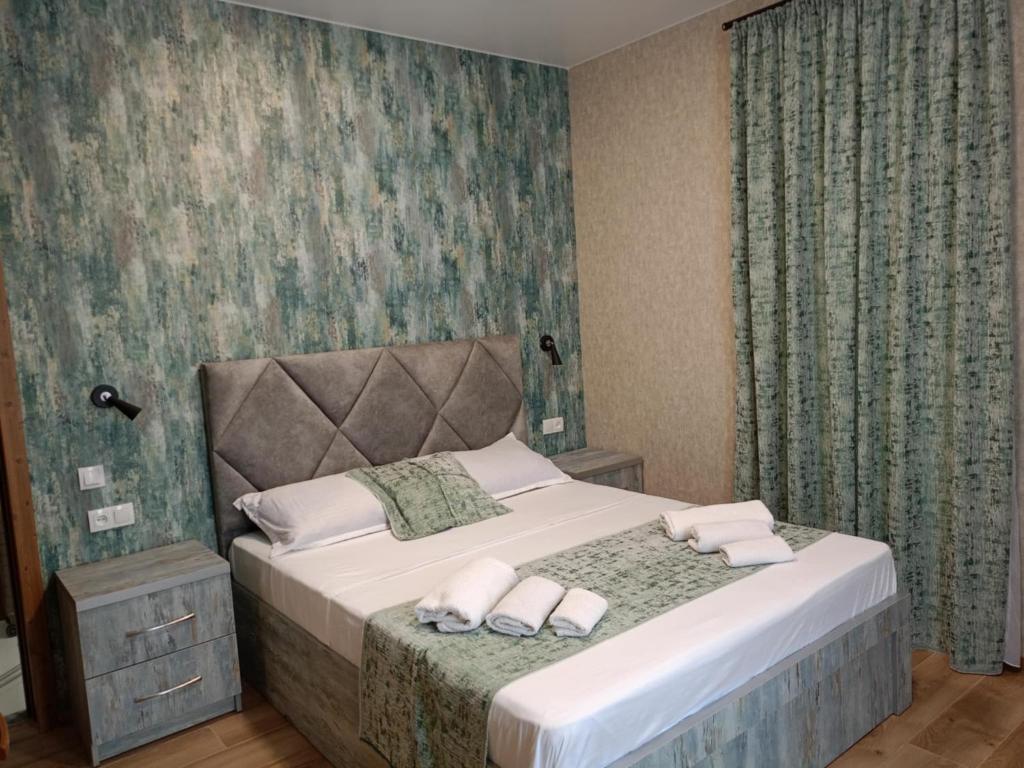 Letto o letti in una camera di Panorama RABATI