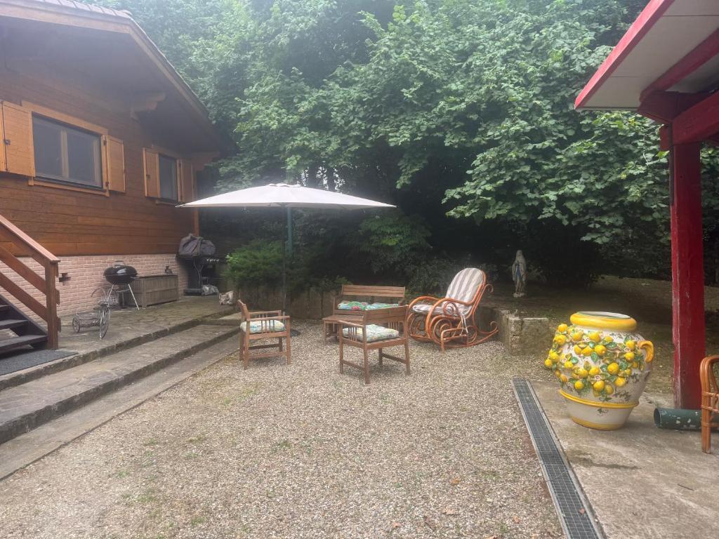 Zahrada ubytování Chalet Bosco Magico Roccolo