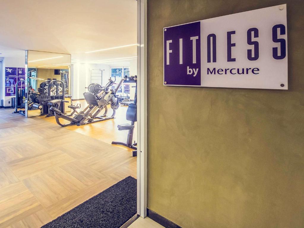 Fitness centrum a/nebo fitness zařízení v ubytování Mercure Uberlândia Plaza Shopping