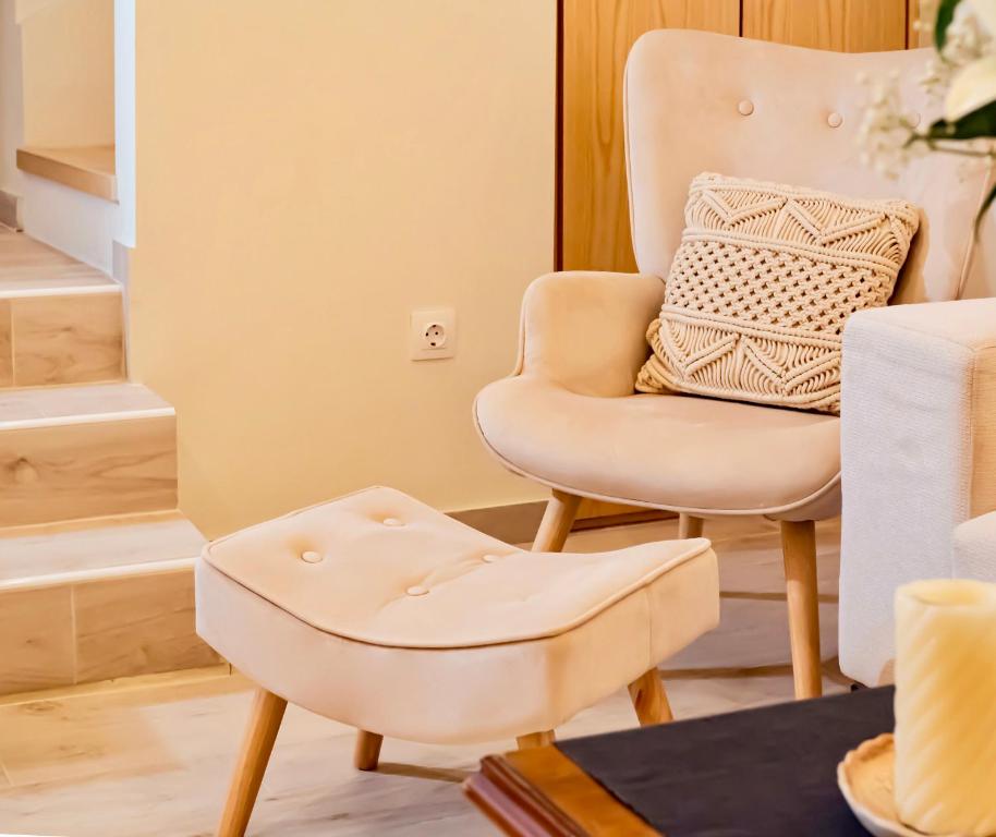 Posezení v ubytování Kefi House Skiathos