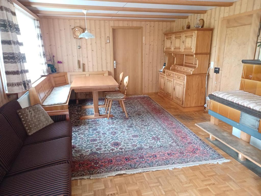 Kuchyň nebo kuchyňský kout v ubytování Wiesengrund