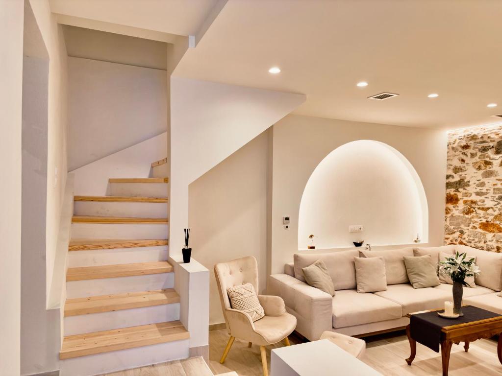 Posezení v ubytování Kefi House Skiathos