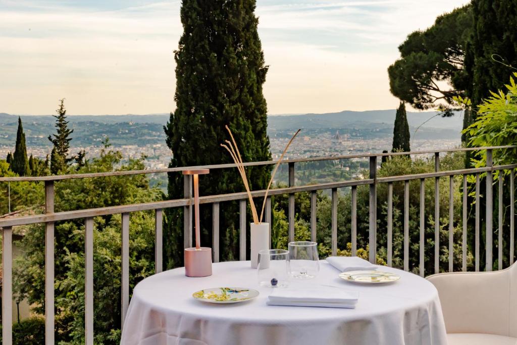Balkón nebo terasa v ubytování FH55 Hotel Villa Fiesole