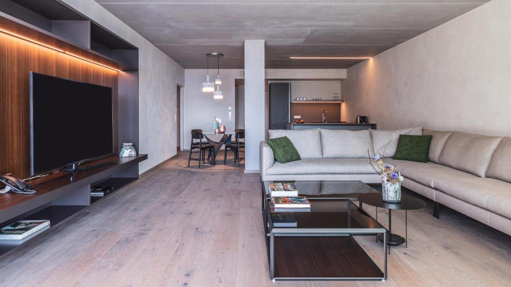 Posezení v ubytování Arua Private Spa Villas