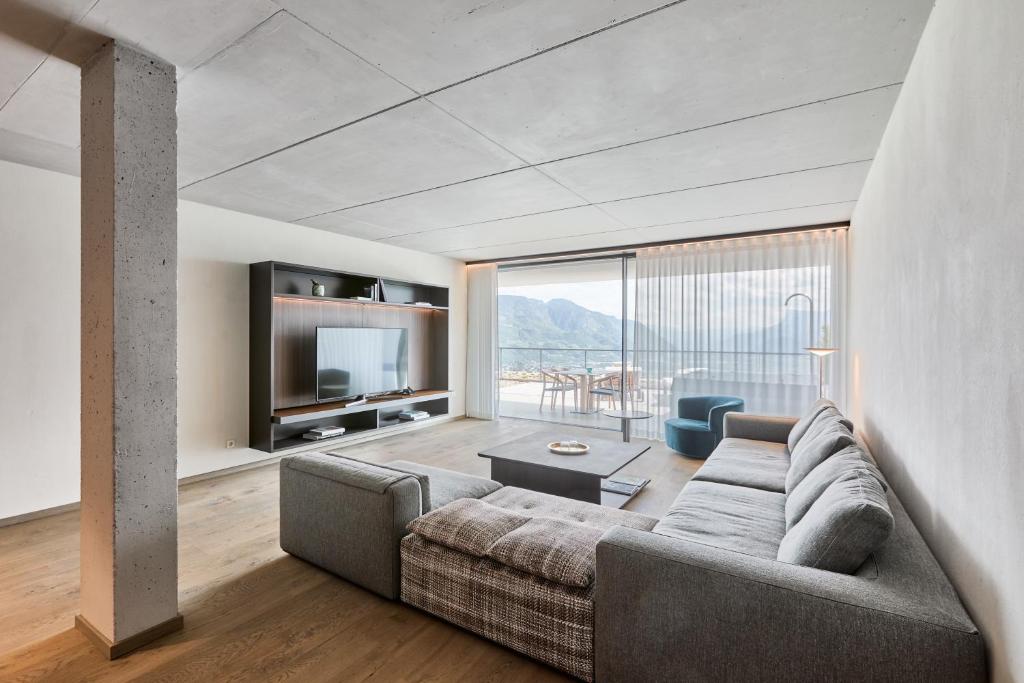 TV a/nebo společenská místnost v ubytování Arua Private Spa Villas
