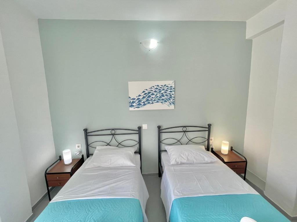 Postel nebo postele na pokoji v ubytování SunDreams rooms