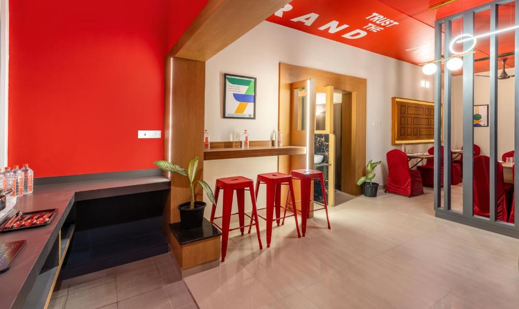 Posezení v ubytování Treebo Nestlay Rooms, Nungambakkam