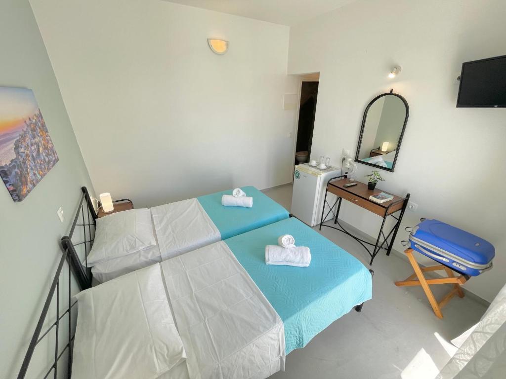 Postel nebo postele na pokoji v ubytování SunDreams rooms
