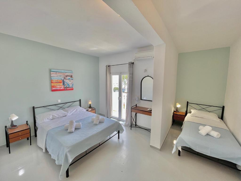 Postel nebo postele na pokoji v ubytování SunDreams rooms
