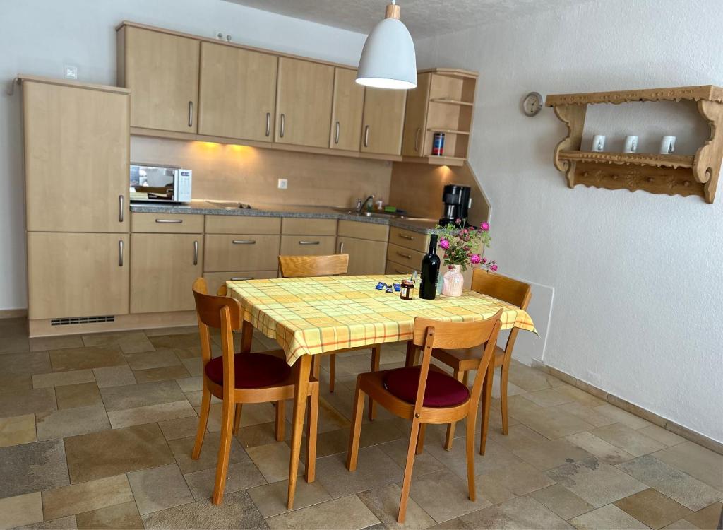 Kuchyň nebo kuchyňský kout v ubytování Haus Wegener