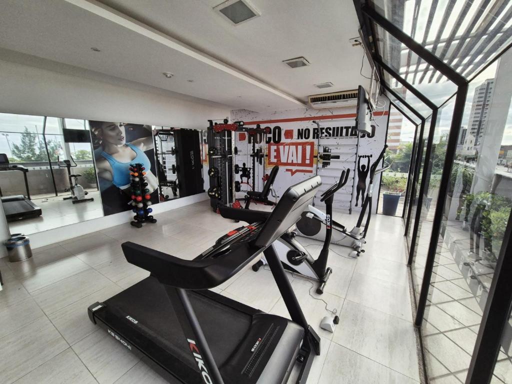 Fitness centrum a/nebo fitness zařízení v ubytování Hotel Sonata de Iracema
