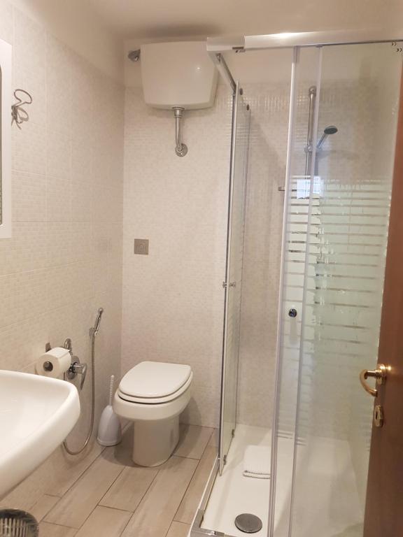Koupelna v ubytování Hotel Azzurra