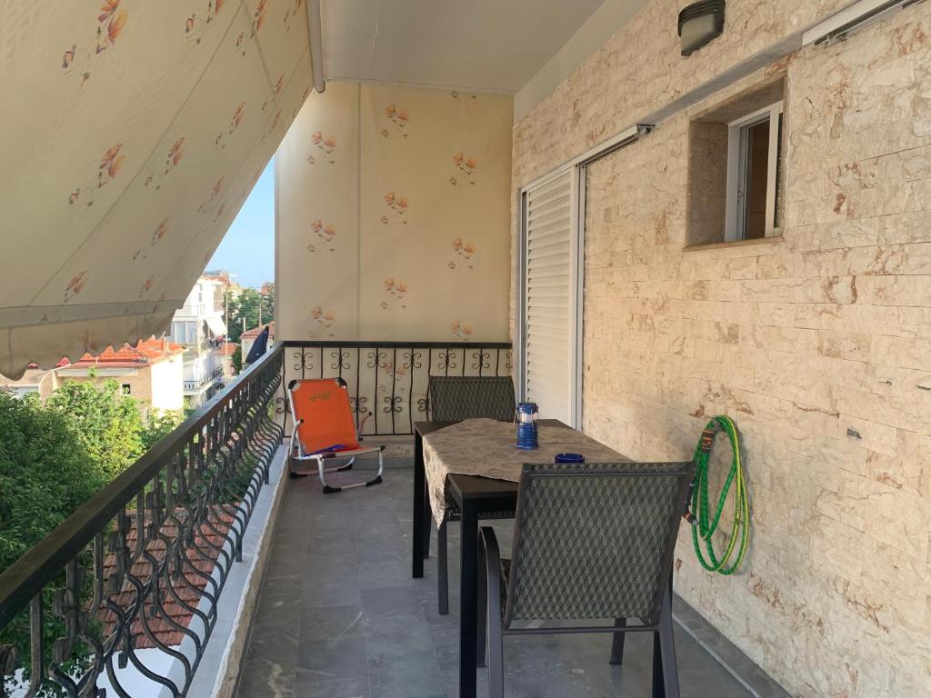 Balkón nebo terasa v ubytování Διαμέρισμα στη Νεα Καλλικράτεια