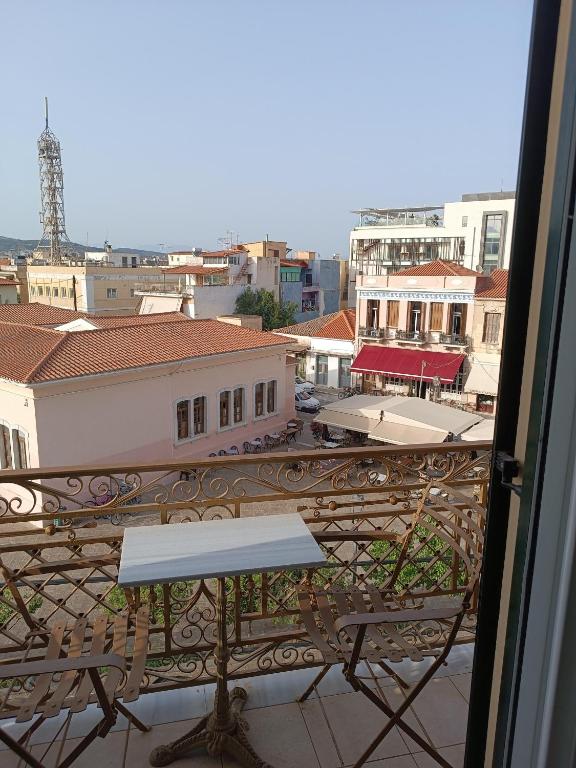 Balkón nebo terasa v ubytování AMFITRION CITY