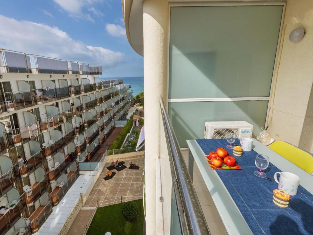 Balkón alebo terasa v ubytovaní Studio Calafont 4 by Interhome