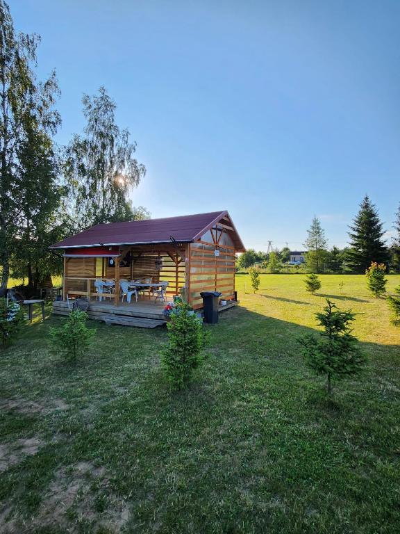 Zahrada ubytování Mazury Kemp Jedwabno